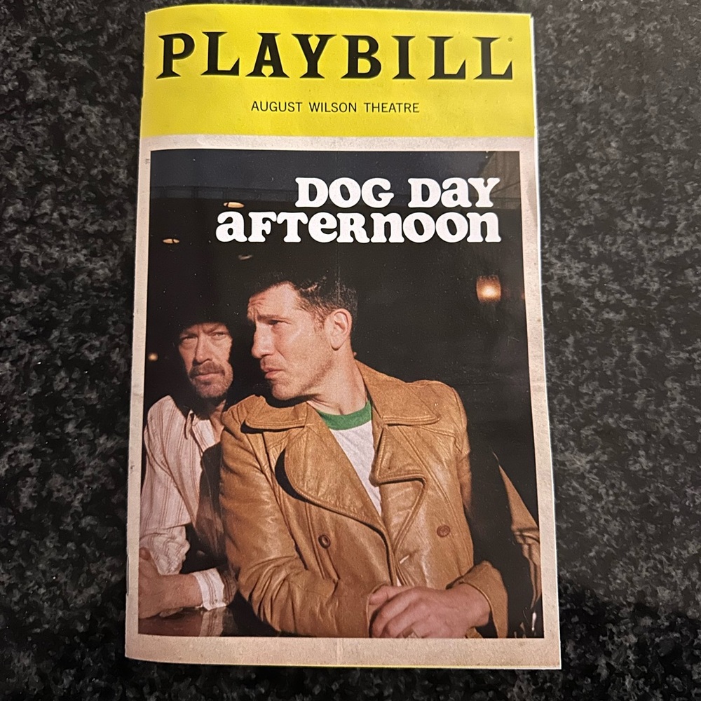 Dog Day Afternoon Playbill